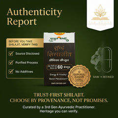 Gurukul Kangri Shuddh Shilajit Premium Capsule (60 Capsules, 250 mg)