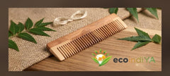 Handmade Neem/Wooden Hair Comb | Natural Anti-Hairfall & Eco-Friendly Comb for Healthy Hair